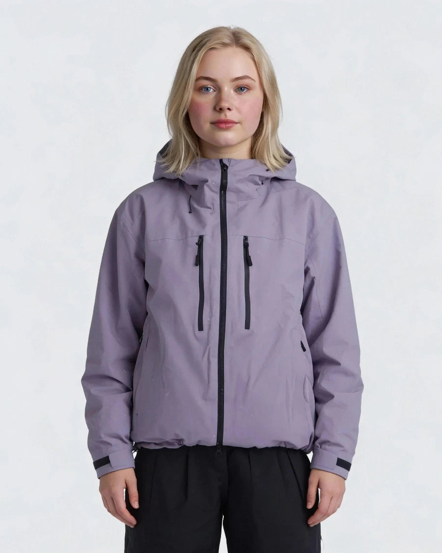 Dames Skijas met Capuchon en Meerdere Zakken