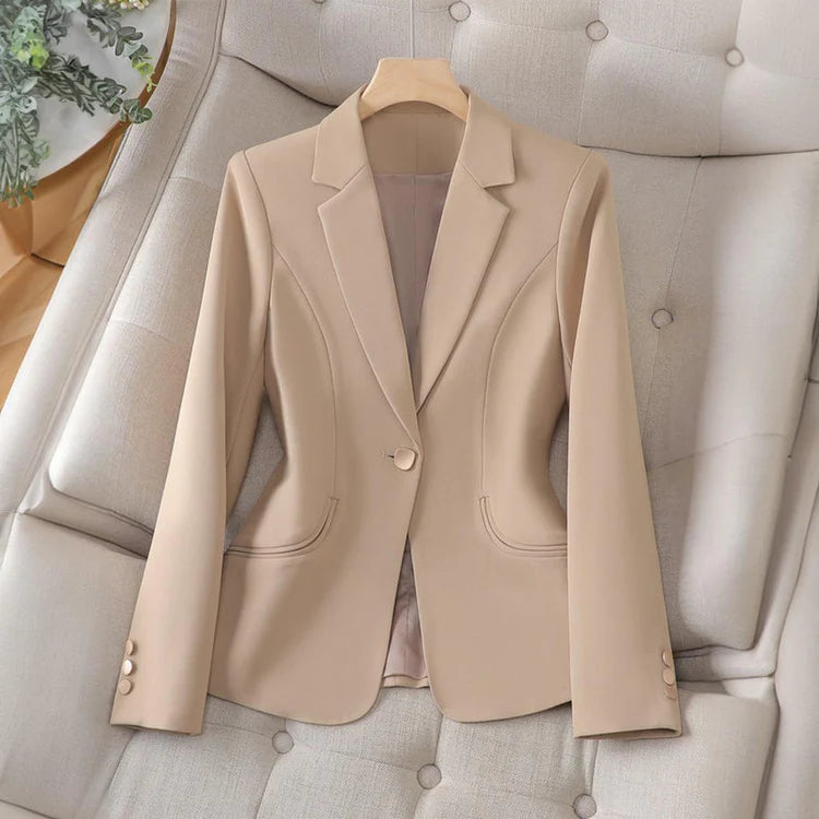 Dames Slim Fit Blazer met Reverskraag
