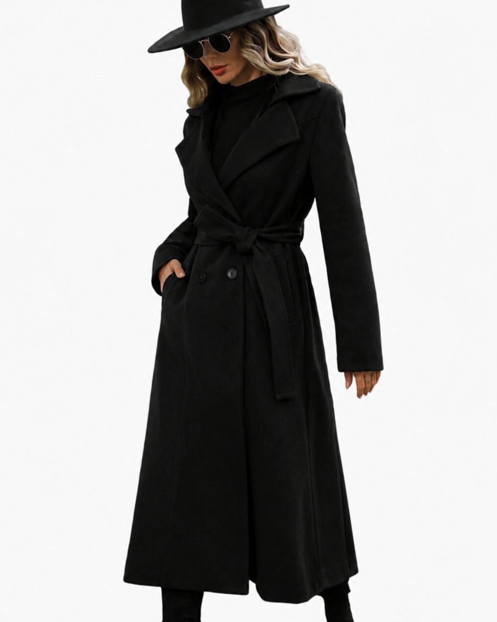 Dames Trenchcoat met Reverskraag en Riem