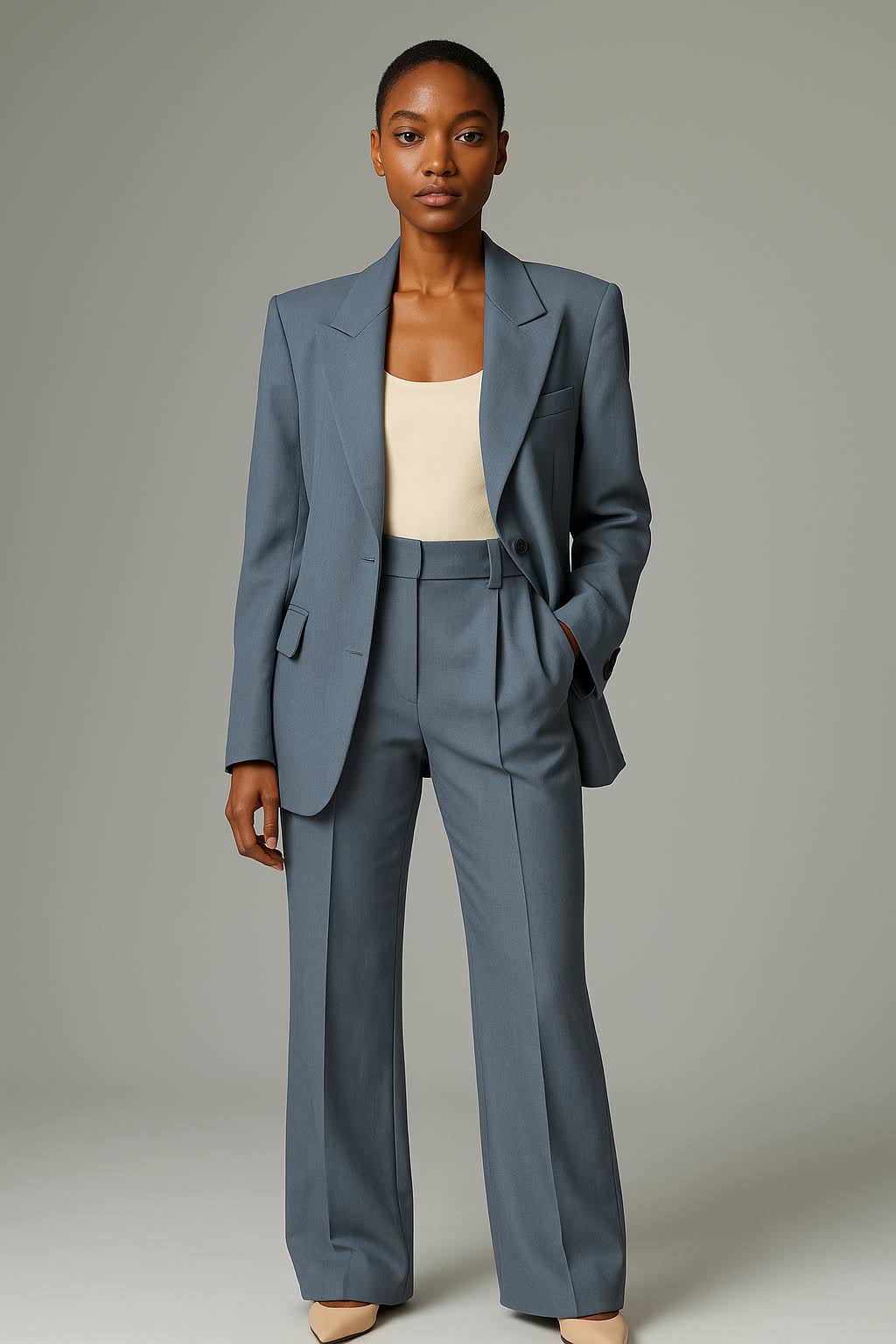 Dames blazer en broek set – tweedelig