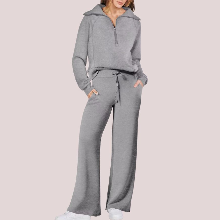 Dames loungewear set – 2-delig met sweatshirt en broek