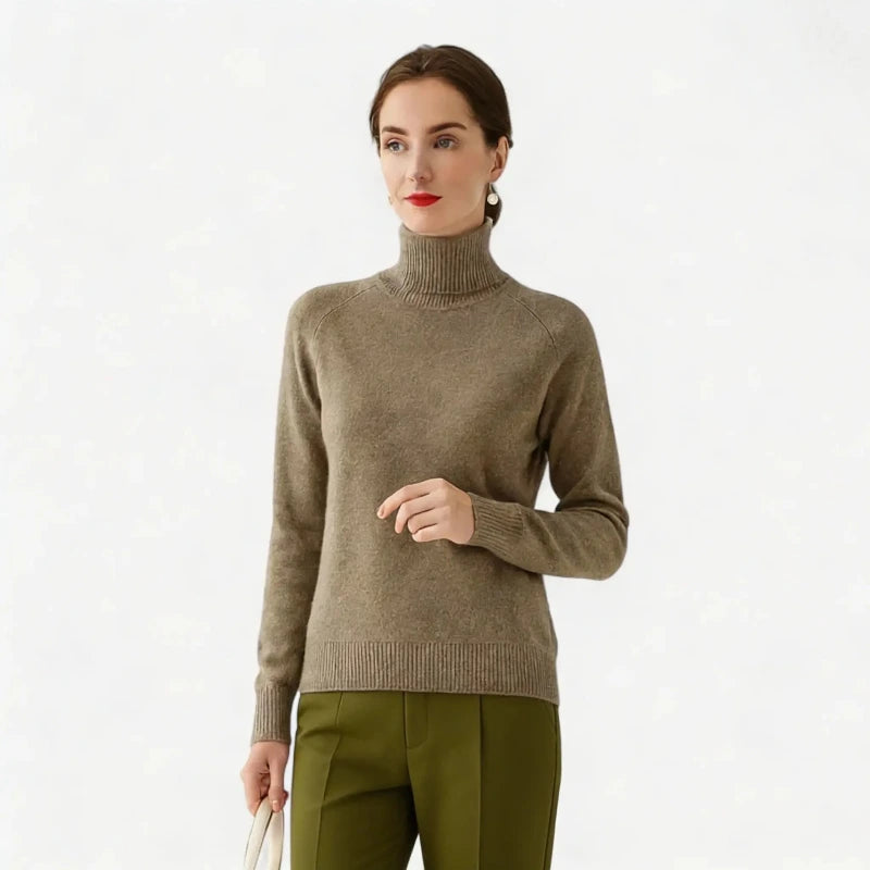 Damestrui met Opstaande Kraag van Wolmix
