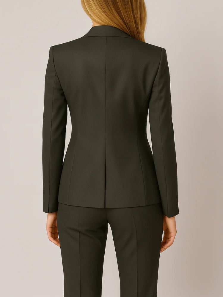 Driedelig Damespak met Blazer, Gilet en Pantalon