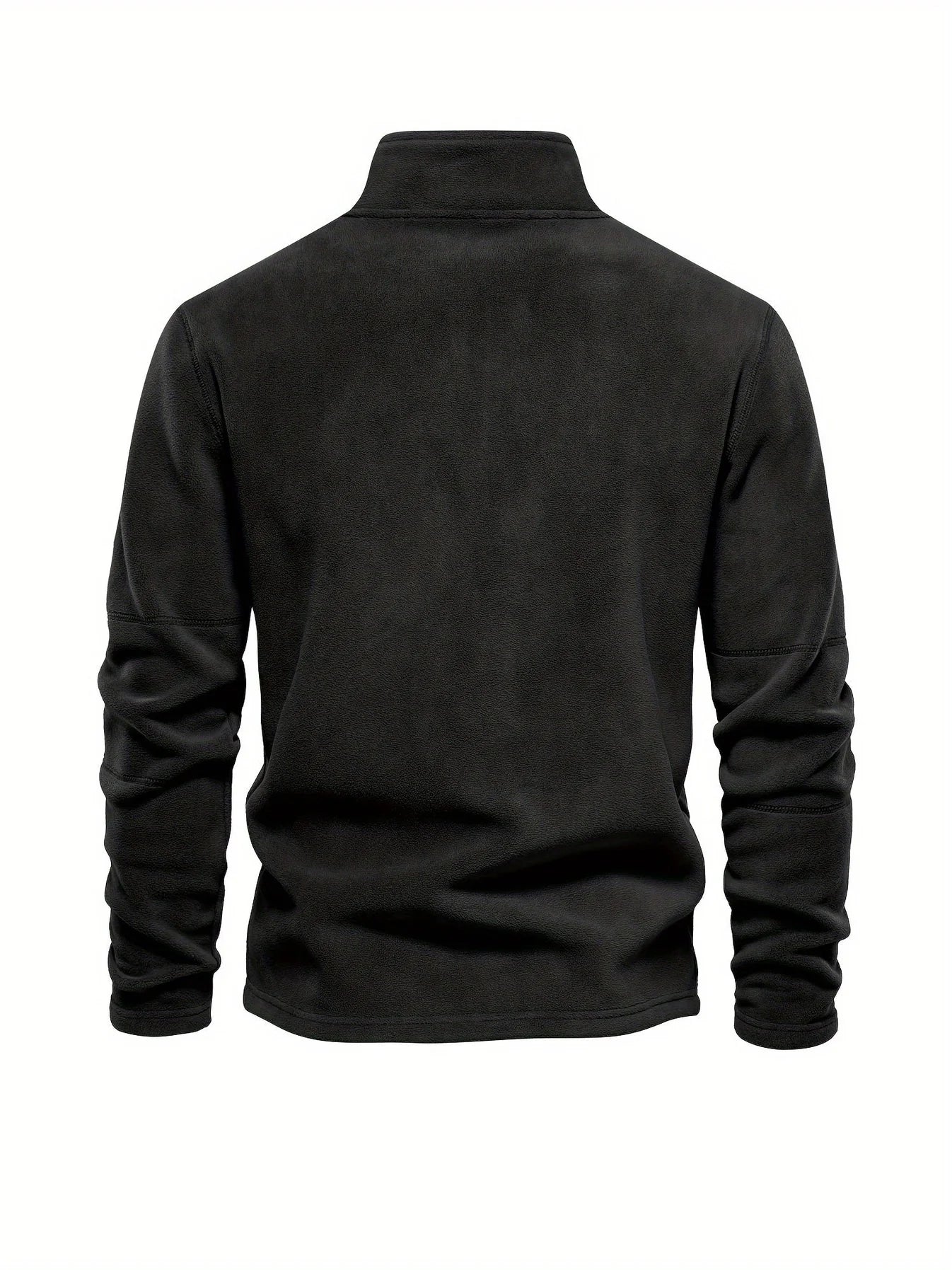 Fleece sweatshirt met halve rits voor heren