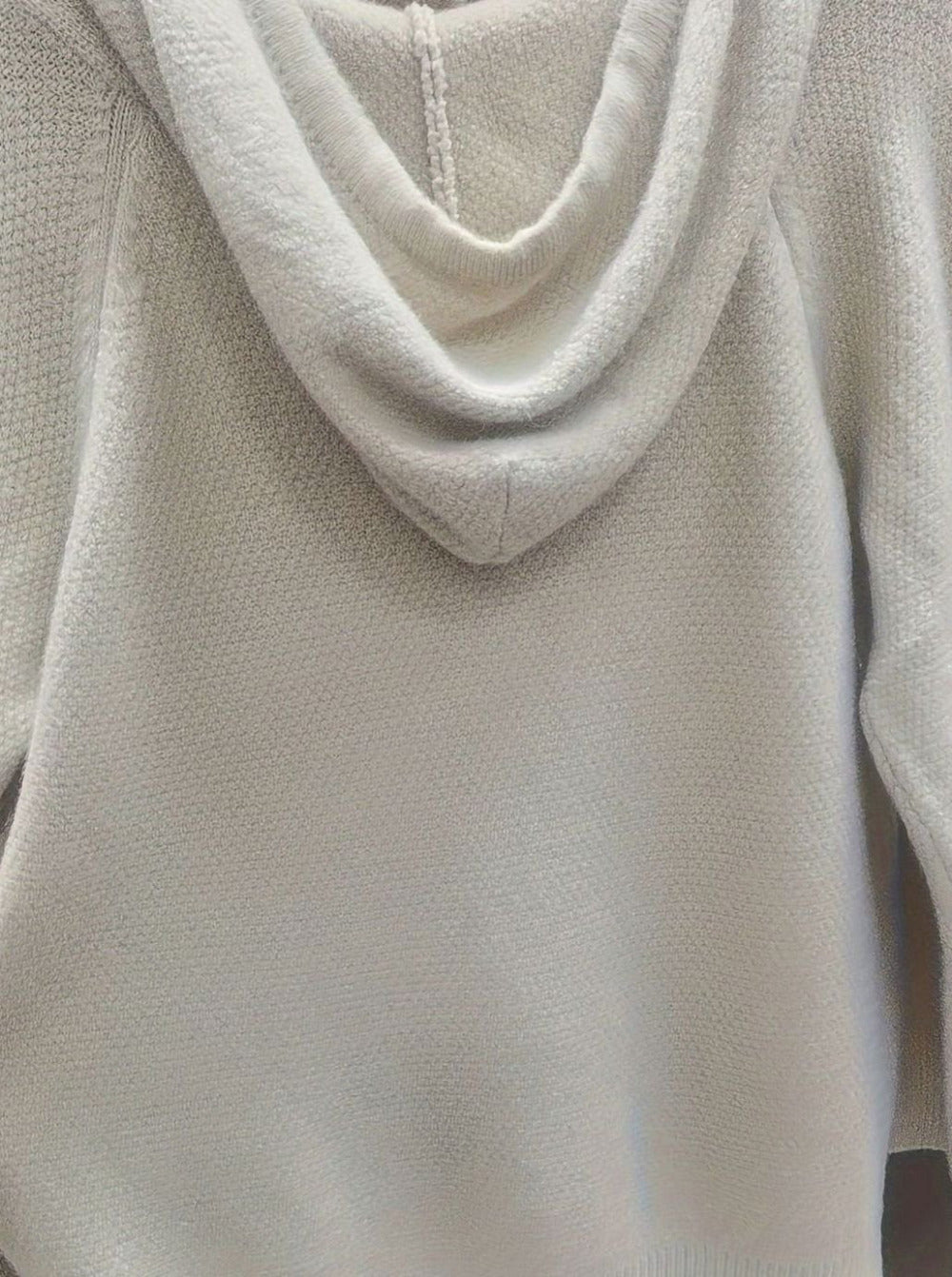 Gebreid Dames Vest met Ritssluiting en Capuchon
