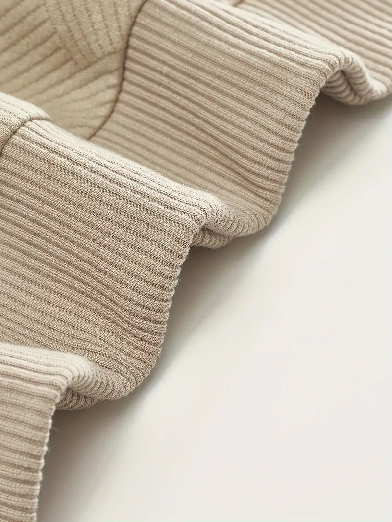 Gebreide half-zip Trui met Lange Mouwen voor Heren