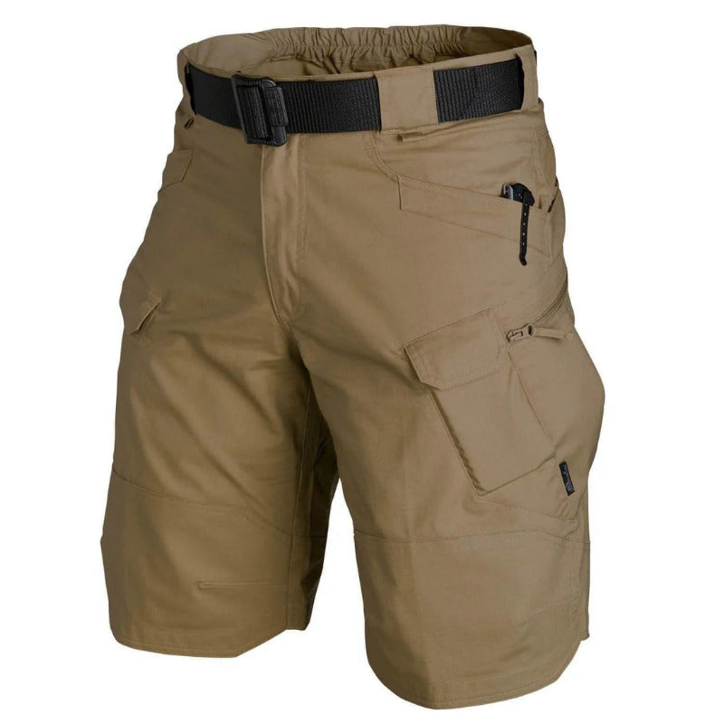 Heren Cargo Shorts met Meerdere Zakken en Elastische Tailleband