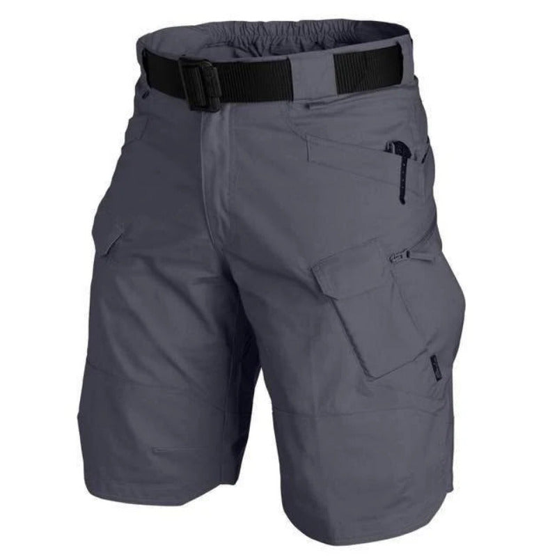 Heren Cargo Shorts met Meerdere Zakken en Elastische Tailleband