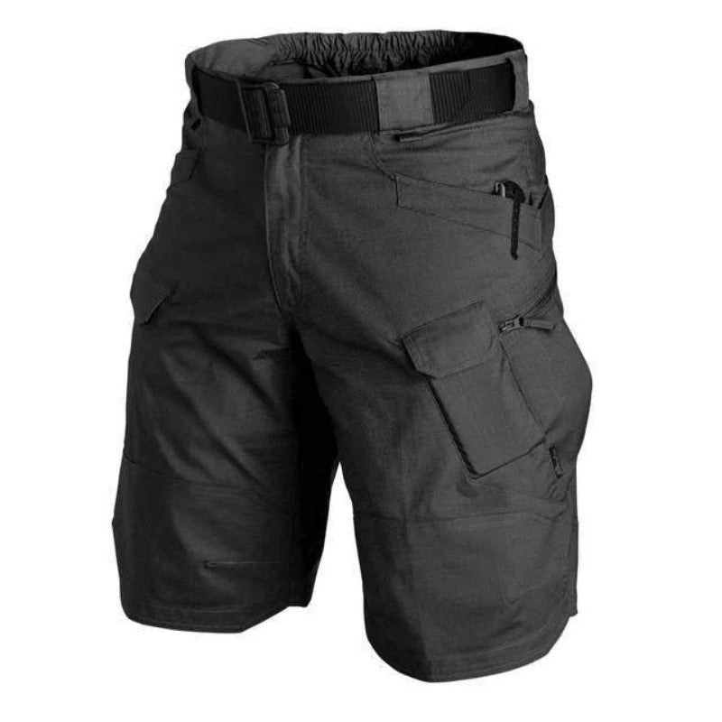 Heren Cargo Shorts met Meerdere Zakken en Elastische Tailleband