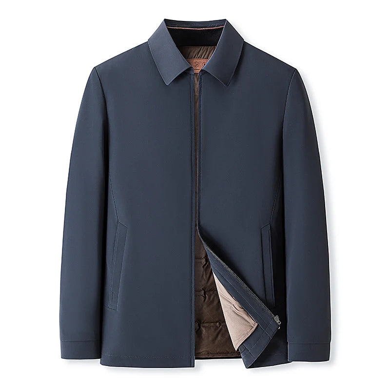 Heren Jas met Gewatteerde Binnenlaag en Afneembare Voering