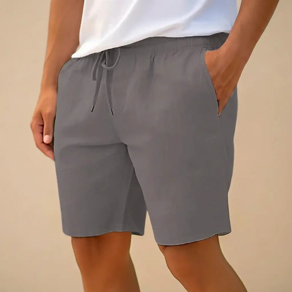 Heren Korte Broek met Steekzakken en Elastische Trekkoord