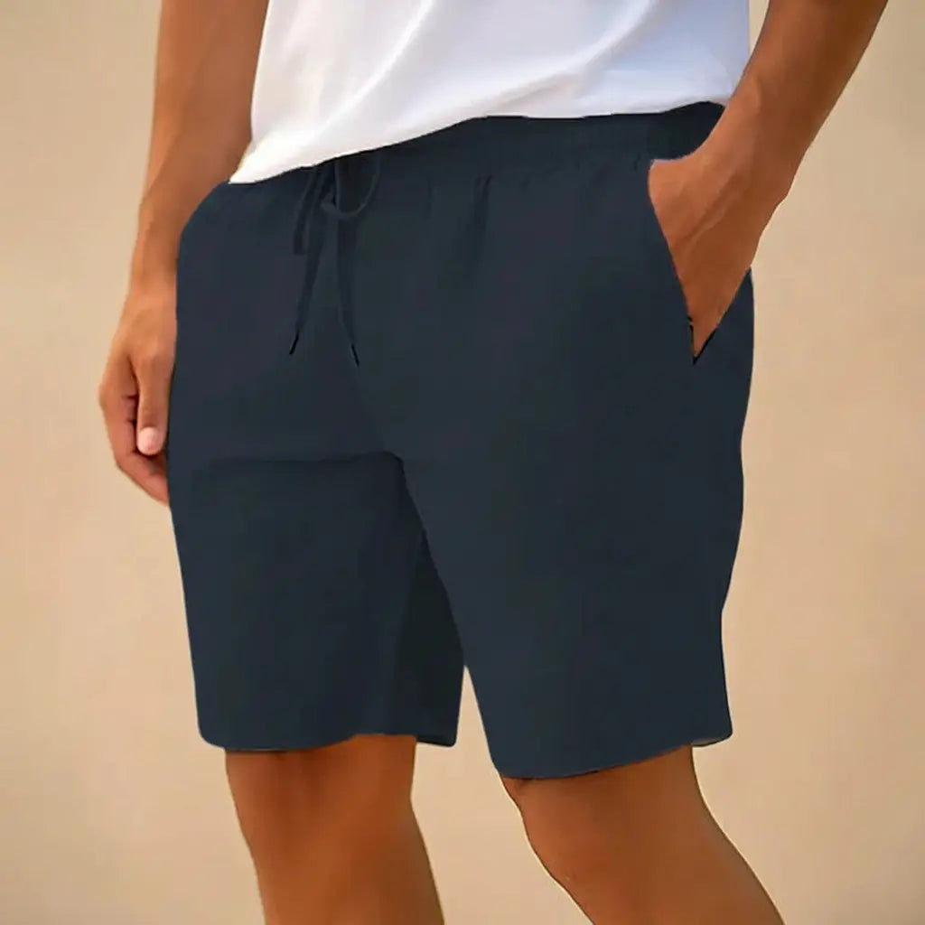 Heren Korte Broek met Steekzakken en Elastische Trekkoord