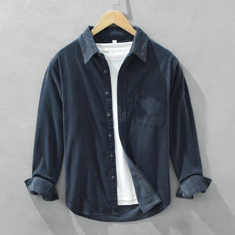 Heren Overshirt van Corduroy met Lange Mouwen