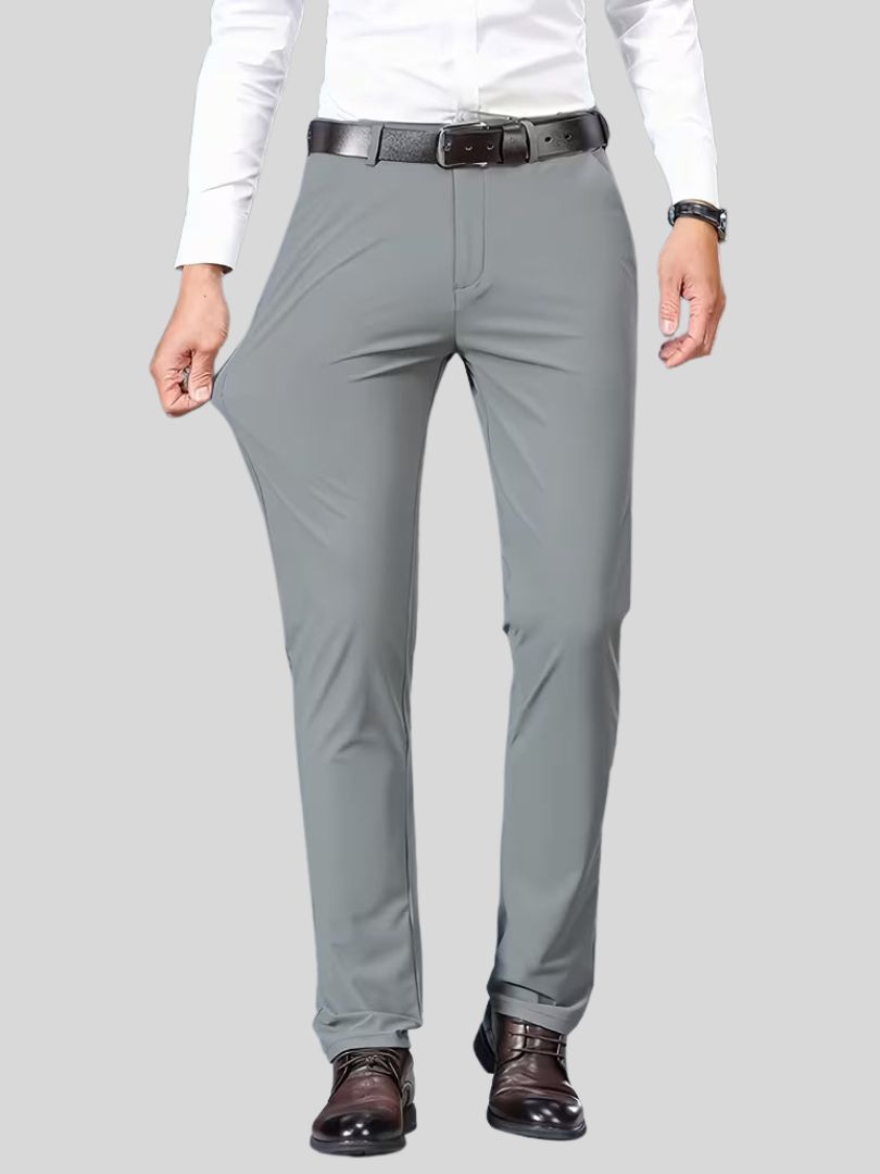 Heren Pantalon met Stretch en Slim Fit
