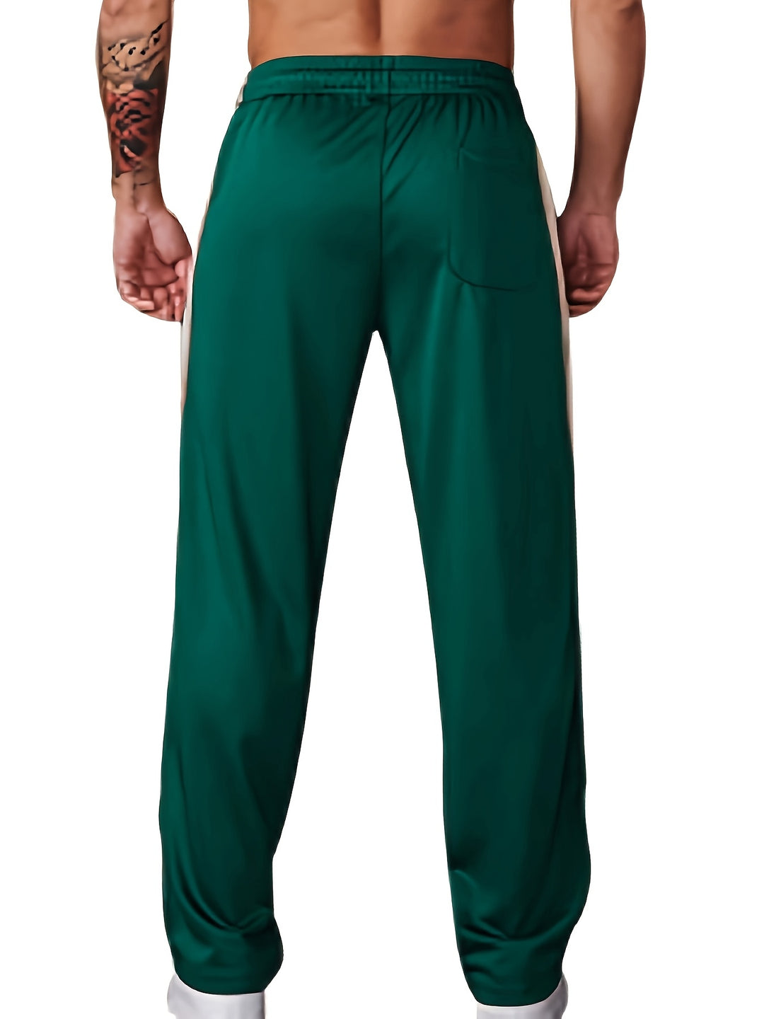Heren Sportbroek met Elastische Taille en Zakken