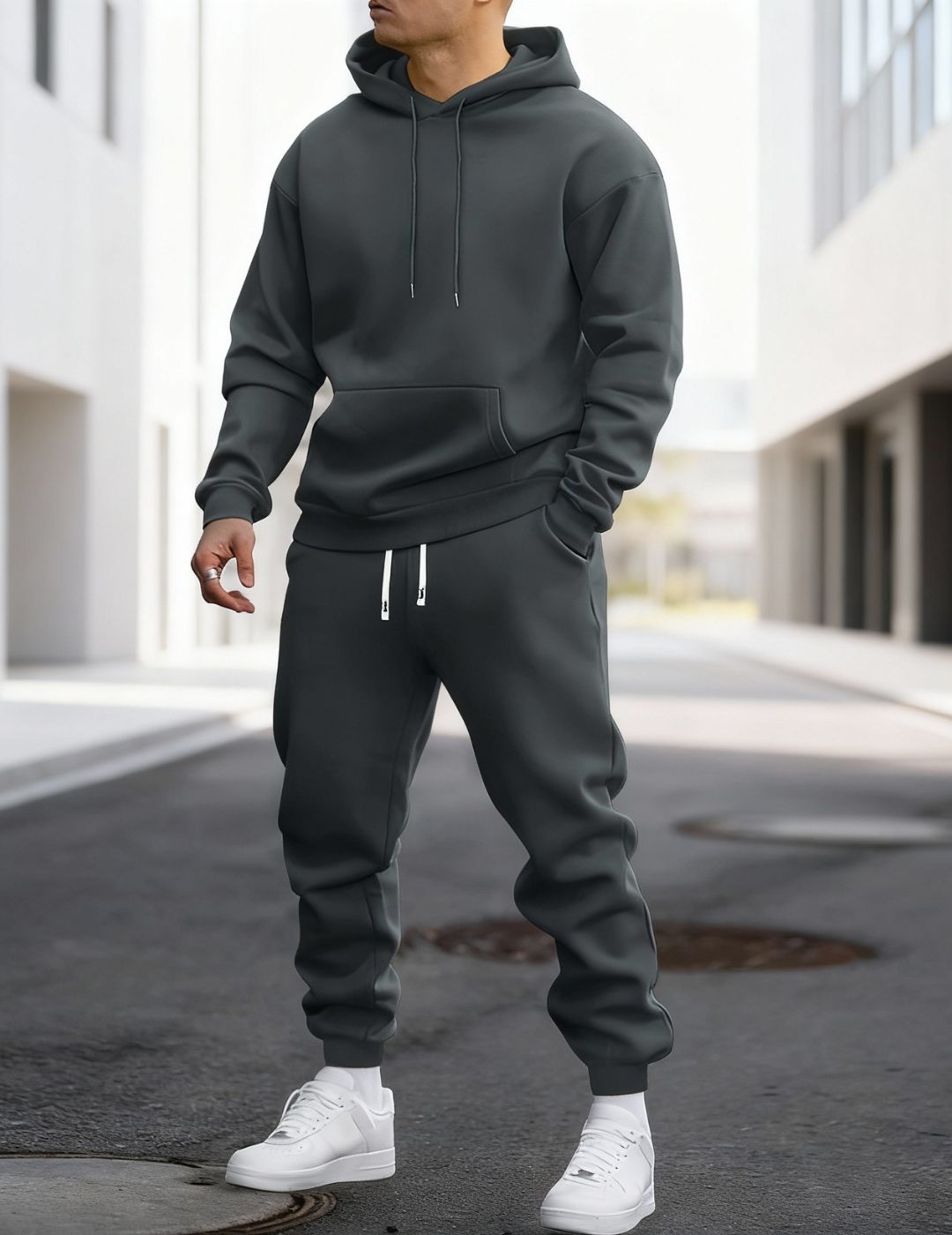 Heren Sportset met Hoodie en Joggingbroek