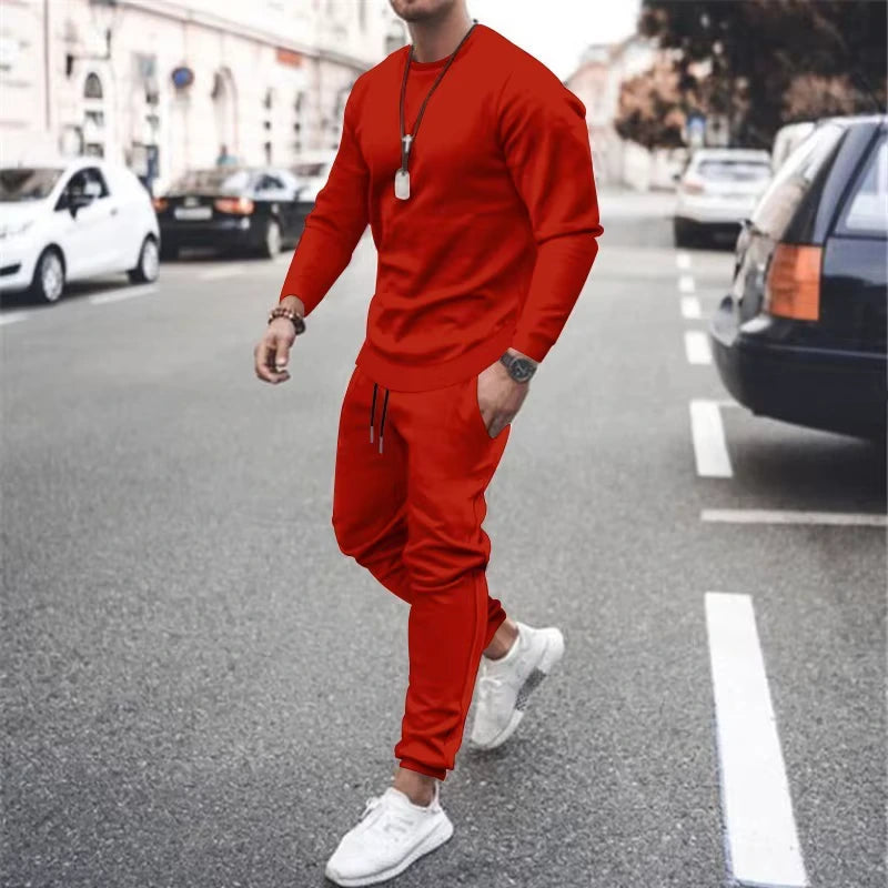 Heren Sportset met Sweatshirt en Joggingbroek