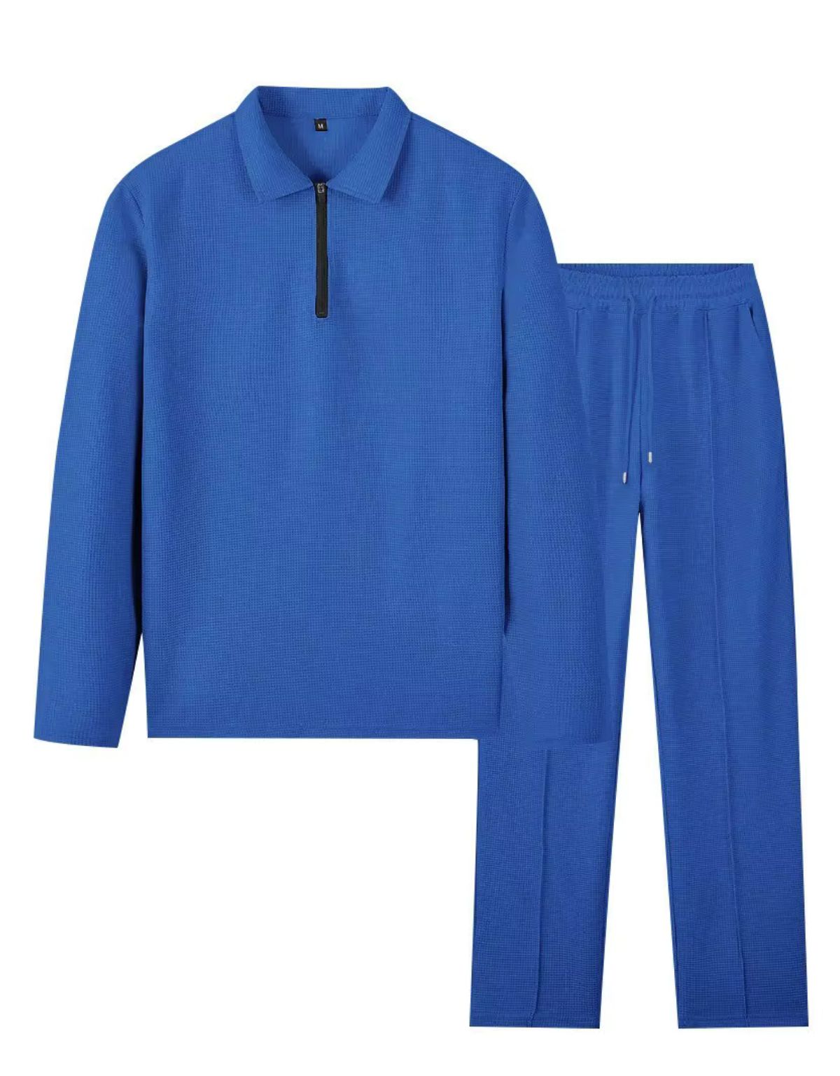 Heren Tweedelig Set met Polo en Rechte Broek