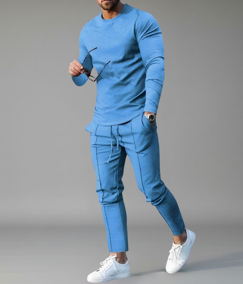 Heren Tweedelige Set met Sweatshirt en Broek