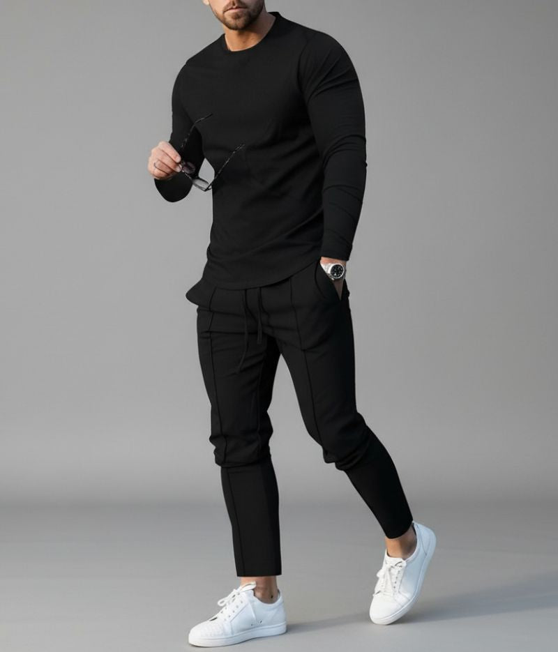 Heren Tweedelige Set met Sweatshirt en Broek