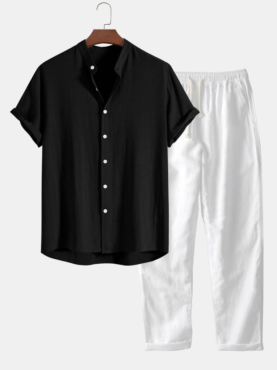 Heren Tweedelige Zomerset met Overhemd en Broek