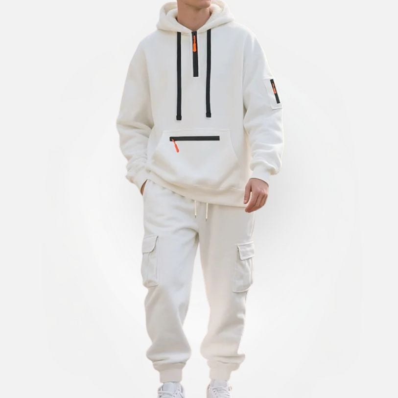 Heren Tweedelige set met Hoodie en Joggingbroek