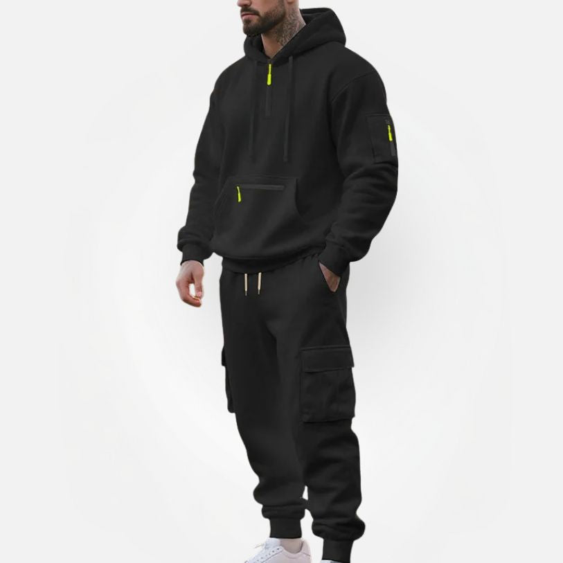 Heren Tweedelige set met Hoodie en Joggingbroek