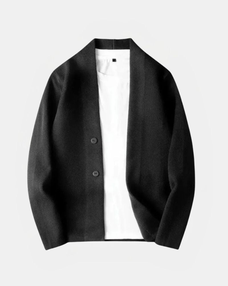 Heren Vest met Knoopsluiting en V-hals
