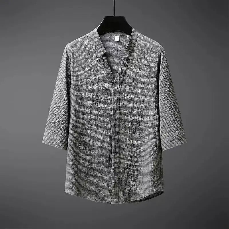 Heren Zomerset met V-hals Shirt en Rechte Broek