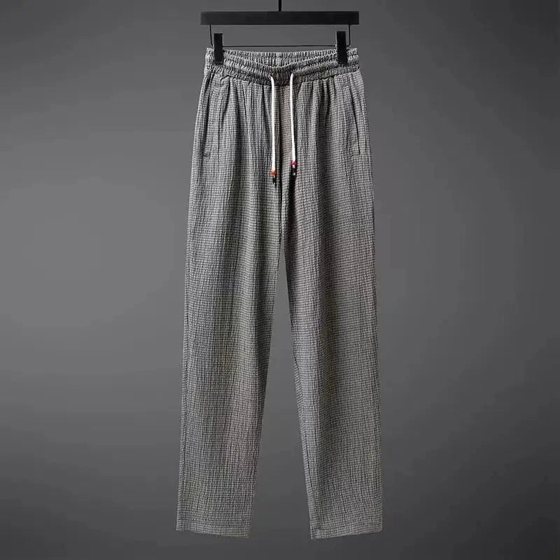 Heren Zomerset met V-hals Shirt en Rechte Broek