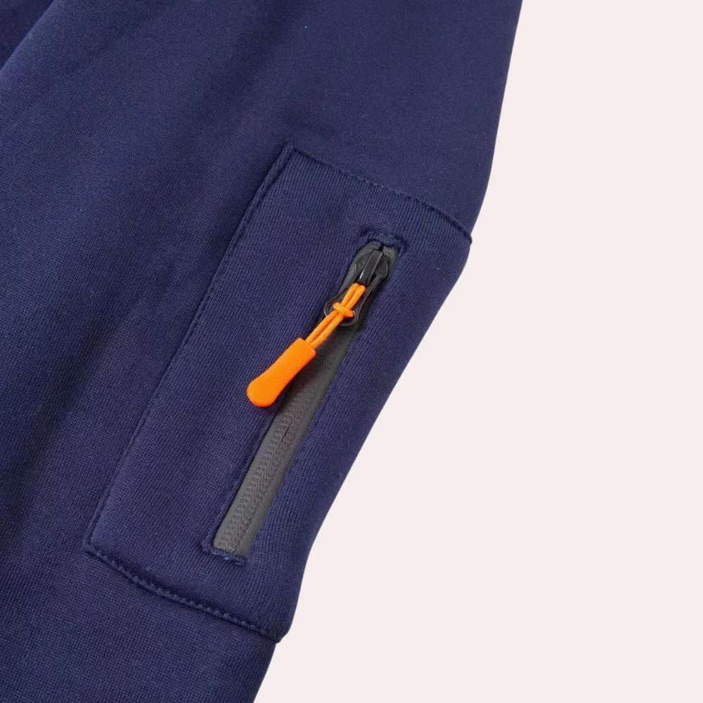 Hoodie met capuchon en rechte pasvorm voor heren