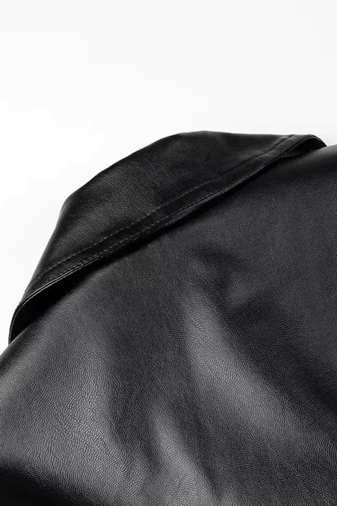 Lange Trenchcoat voor Dames van Imitatieleer met Ceintuur