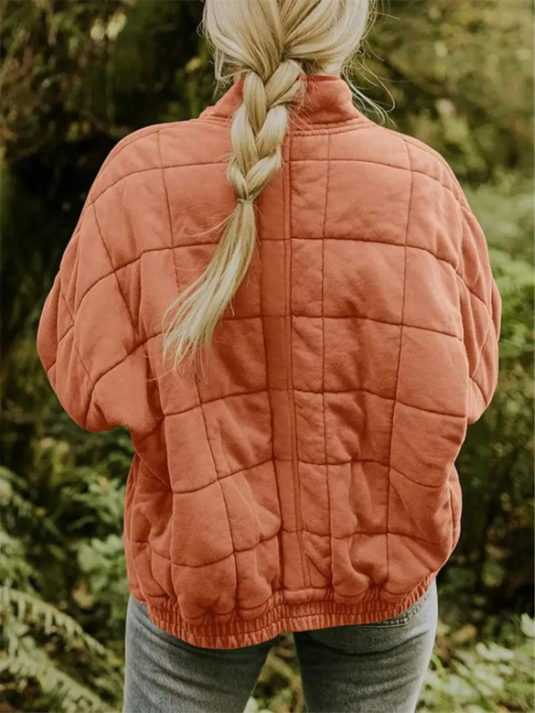 Oversized bomberjack tussenjas met lichte voering voor dames
