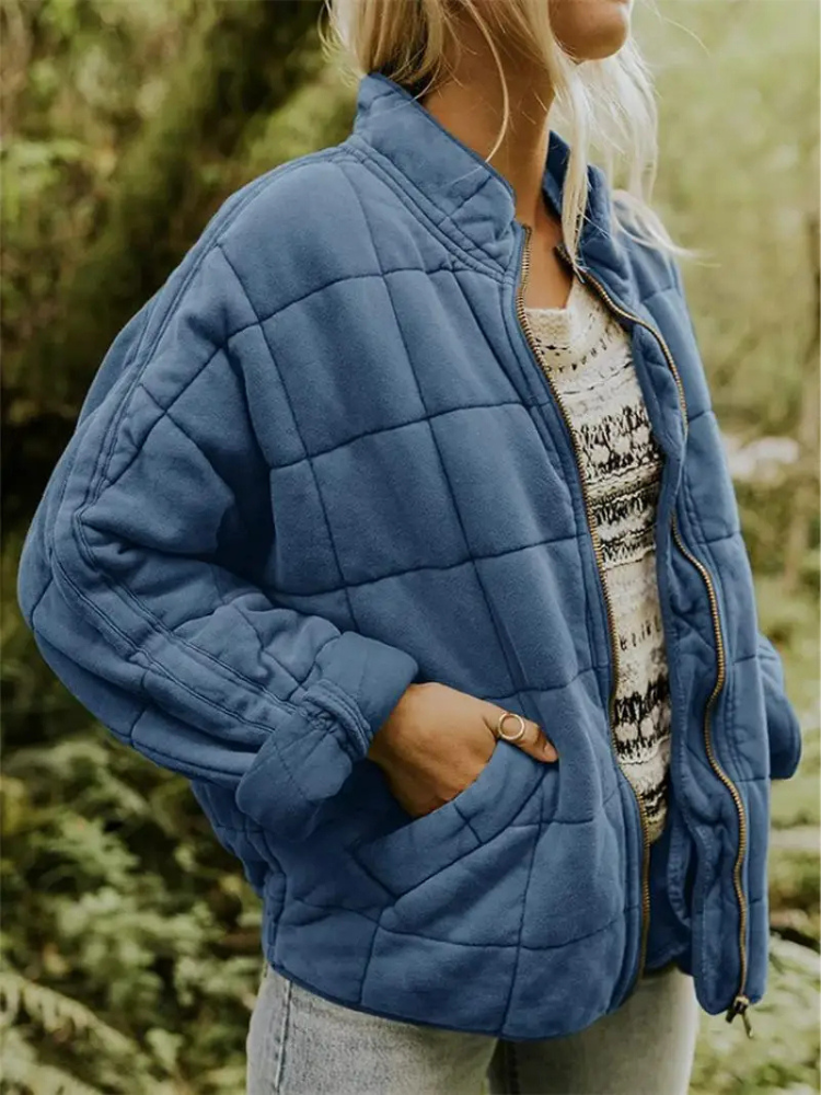 Oversized bomberjack tussenjas met lichte voering voor dames