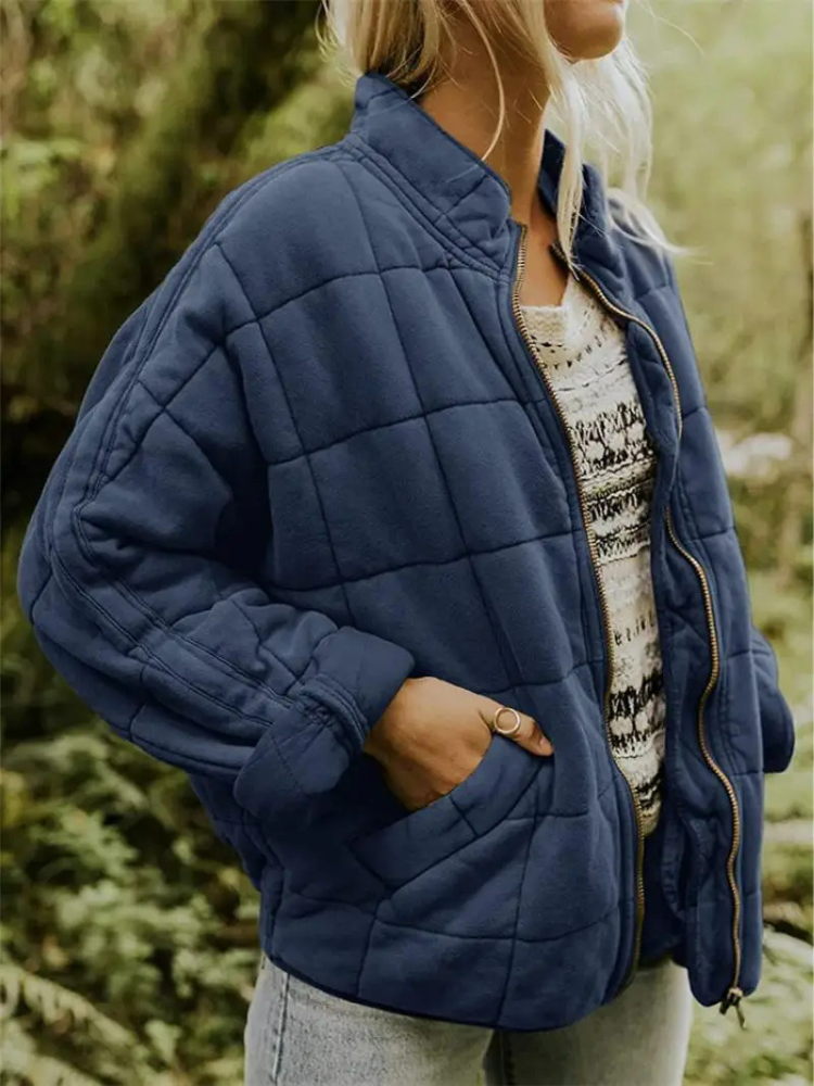 Oversized bomberjack tussenjas met lichte voering voor dames