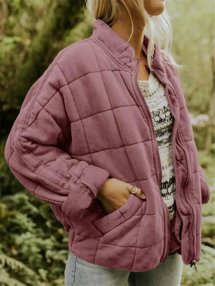 Oversized bomberjack tussenjas met lichte voering voor dames
