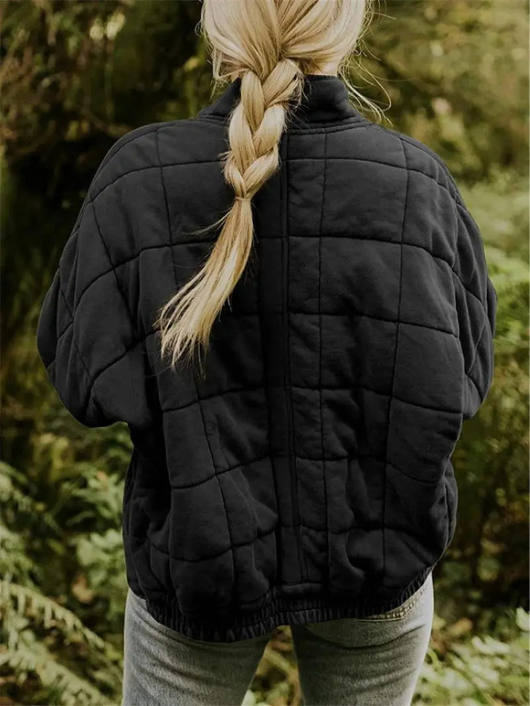 Oversized bomberjack tussenjas met lichte voering voor dames