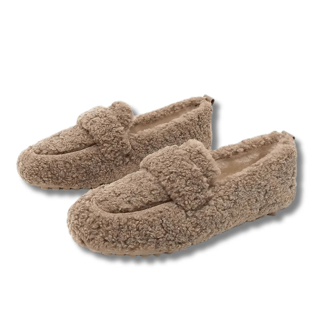 Pantoffels met katoenen voering en antislipzool voor dames