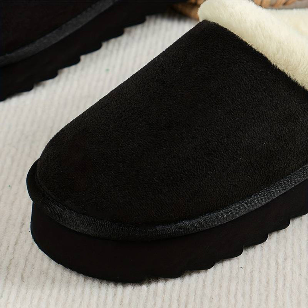 Pantoffels met warme voering en antislipzool voor dames
