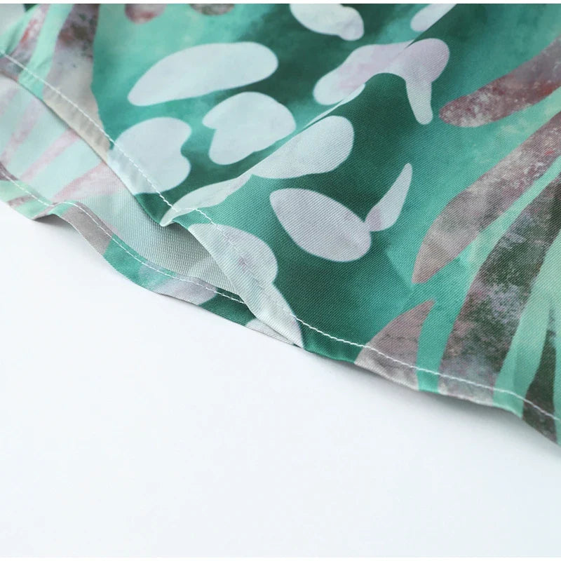 Elodie Set met Print – Flatterende Dames Set met Rok en Blouse