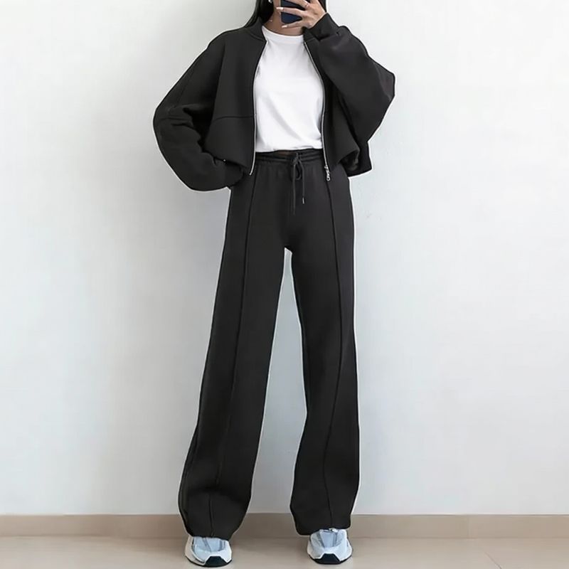 Tracksuit Set voor Dames met Vest en Broek