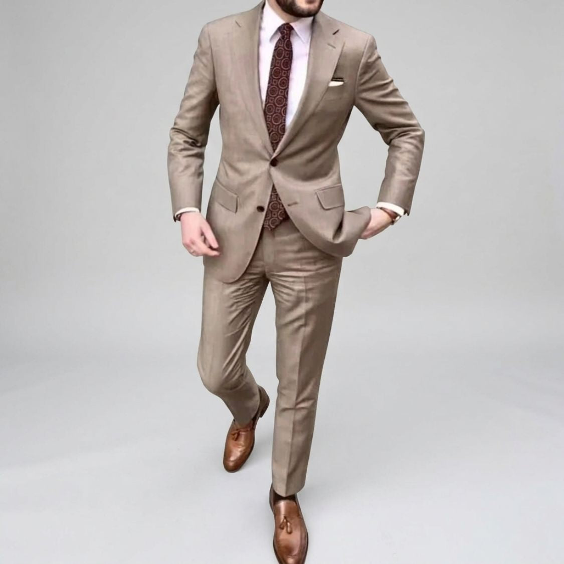 Tweedelig Herenpak met Blazer en Pantalon