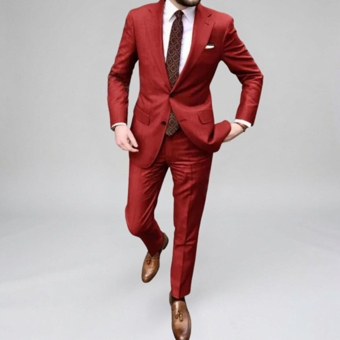 Tweedelig Herenpak met Blazer en Pantalon