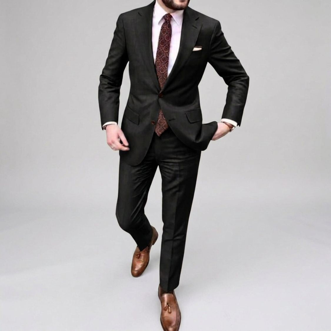 Tweedelig Herenpak met Blazer en Pantalon