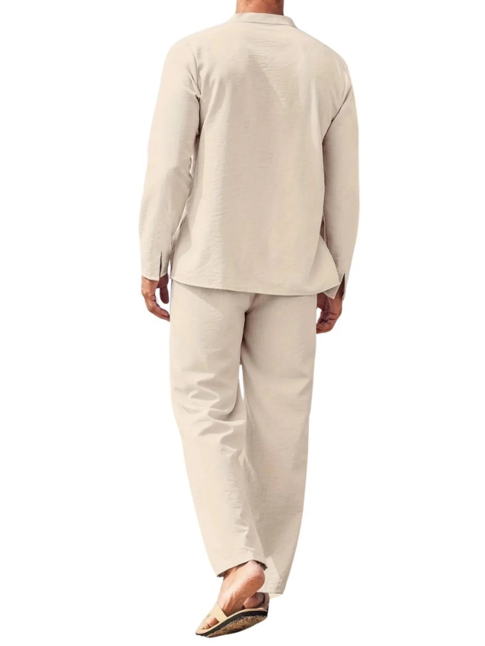 Tweedelige Heren Linnen Zomerset met Shirt en Broek