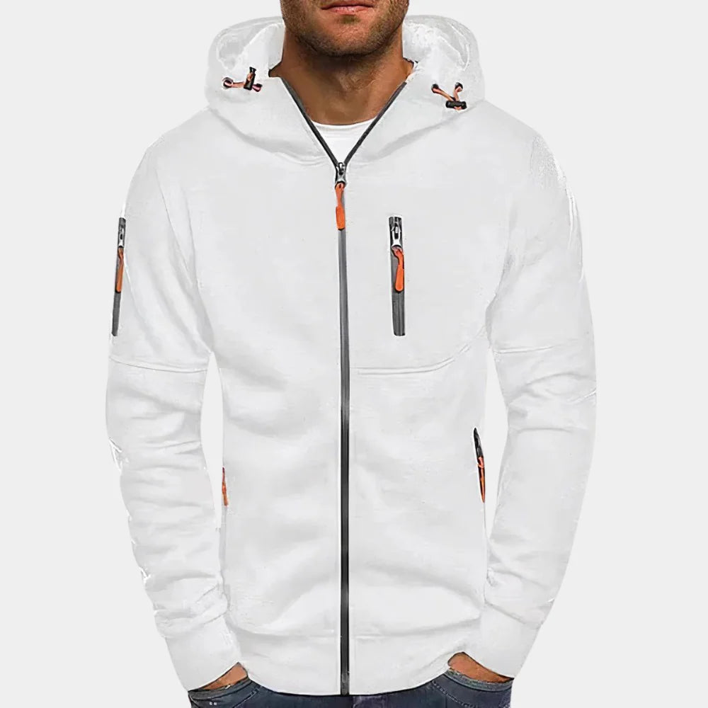 Vest met rits en capuchon voor heren