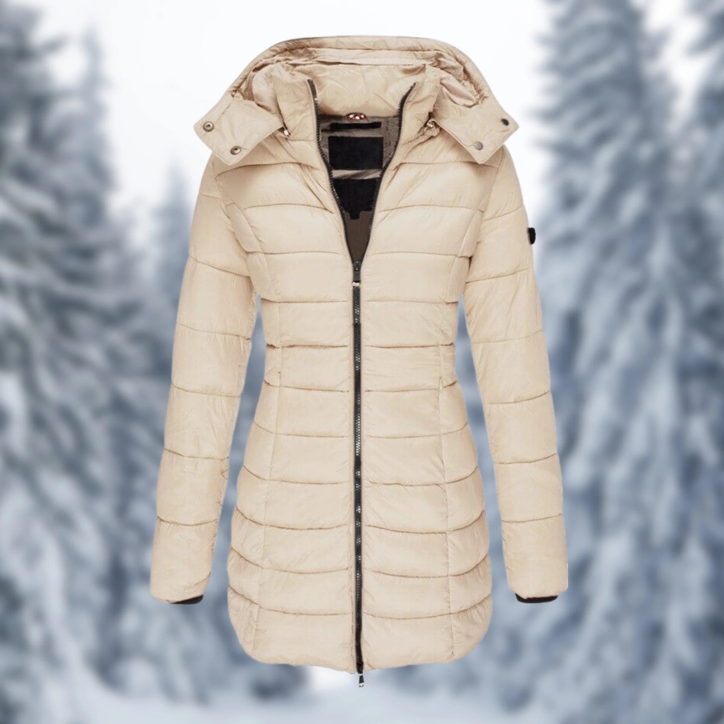 Waterafstotende winterjas met voering voor dames