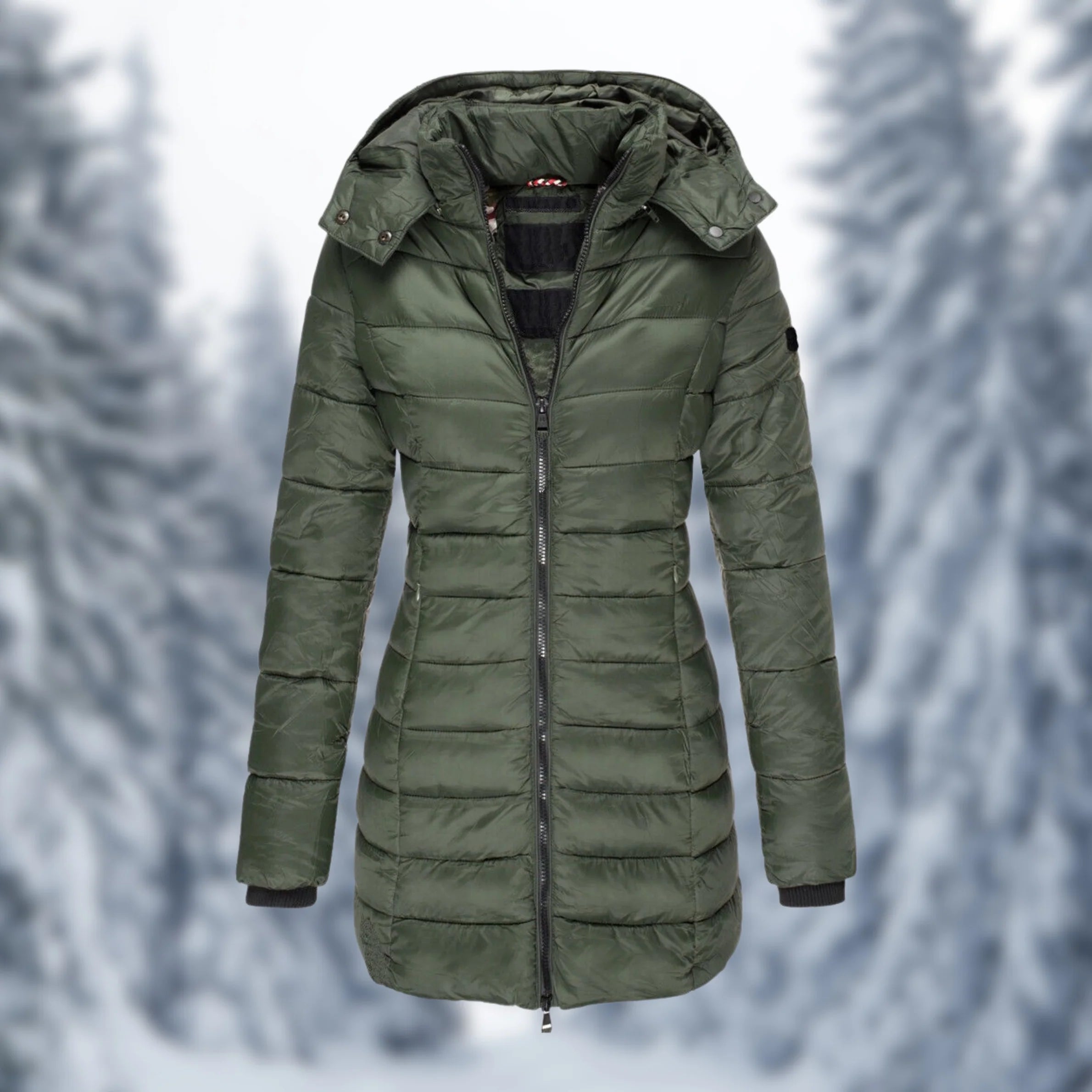 Waterafstotende winterjas met voering voor dames