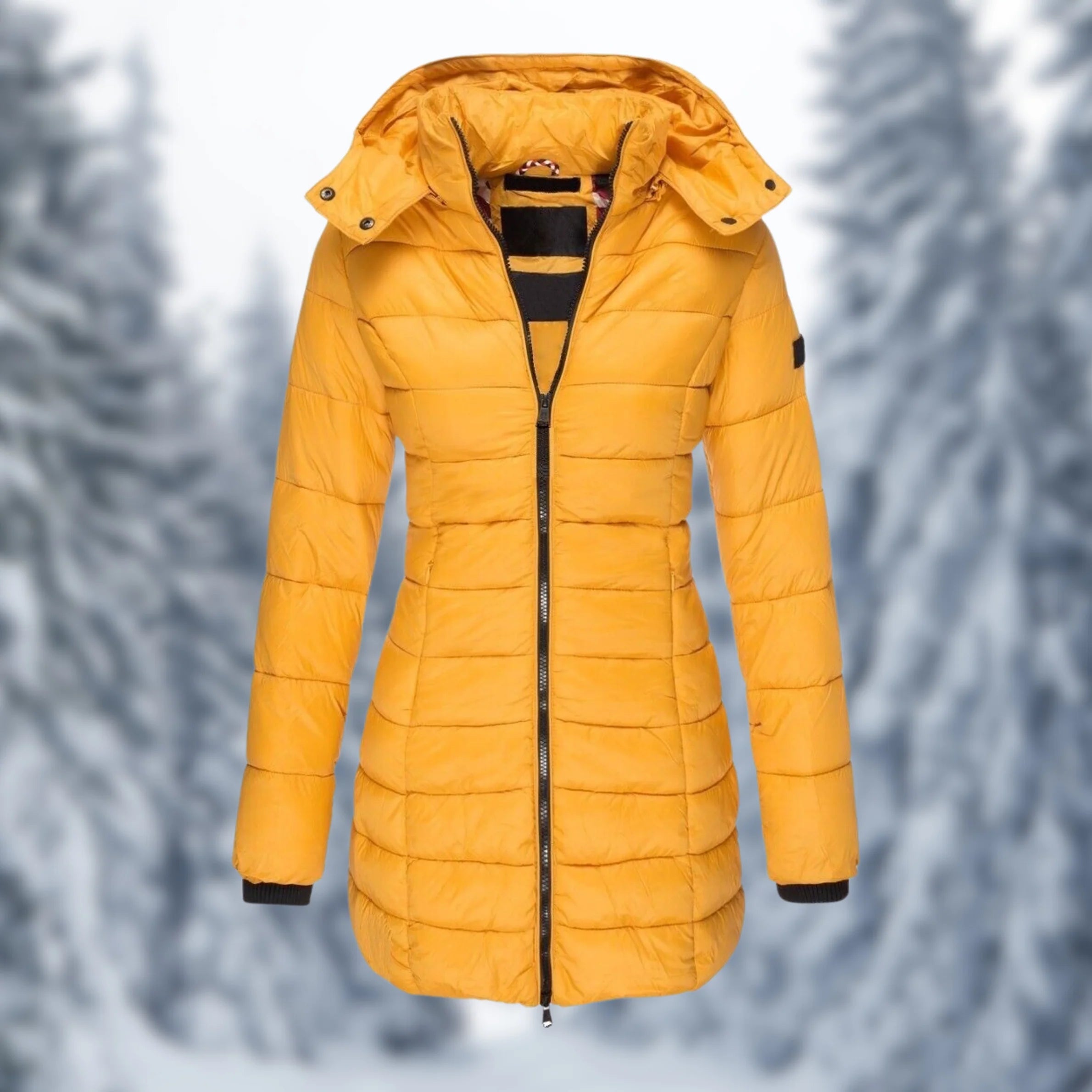 Waterafstotende winterjas met voering voor dames
