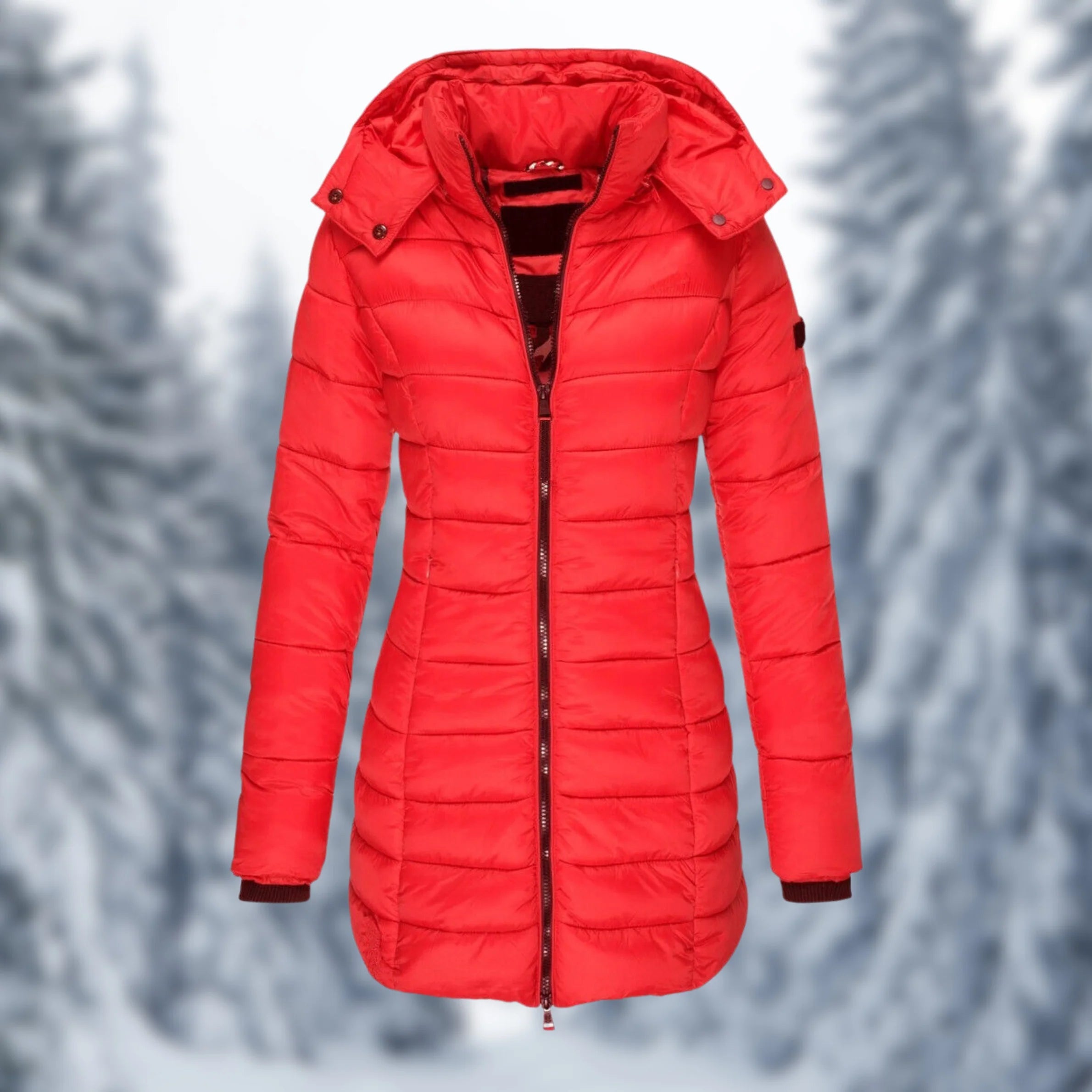 Waterafstotende winterjas met voering voor dames